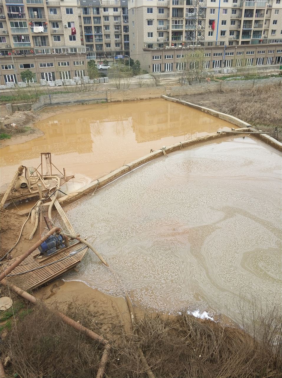 和乐镇沉淀池淤泥清理-厂区废水池淤泥清淤